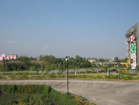 Apartment building next to Central Plaza