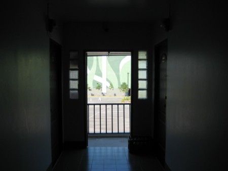 Apartment building next to Central Plaza
