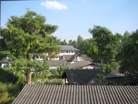 Apartment building next to Central Plaza