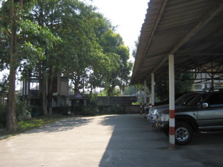 Apartment building next to Central Plaza