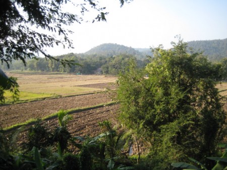 11 rai on hill near waterfall