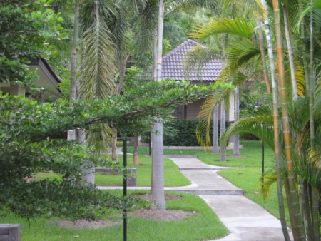 Serviced cottages in peaceful resort