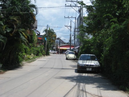 One rai on Sangkong Noi road